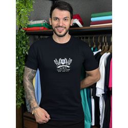 Camiseta TH Preto - A-7028 - REI DO ATACADO