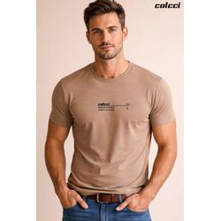 Camiseta Colcci Marrom DFC - 7080 - LOJA VIPIX