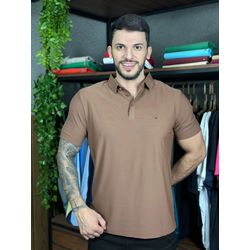 Polo Poliamida TH Marrom - A-7128 - VITRINE SHOPS