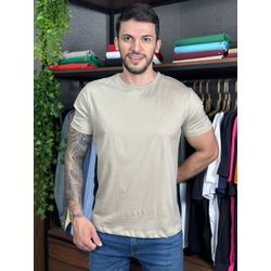 Camiseta Brooksfield Bege - C-7151 - LOJA VIPIX