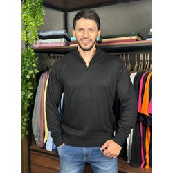 Suéter Zíper TH Preto - 7262 - VITRINE SHOPS
