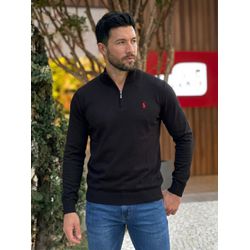 Suéter Zíper PRL Preto - 7263 - VITRINE SHOPS