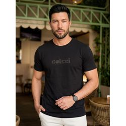 Camiseta Colcci Preto DFC - 7285 - VITRINE SHOPS