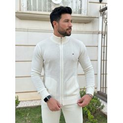 Jaqueta Zíper TH Off White.⭐ - 7296 - VITRINE SHOPS