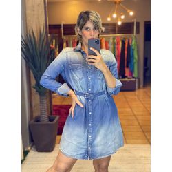 Vestido Denim jeans - F-796 - DROPA AQUI