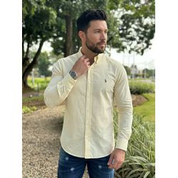 Camisa Manga Longa PRL Xadrez Amarelo - 8168 - VITRINE SHOPS