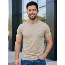 Camiseta CK Bege - C-8348 - VITRINE SHOPS