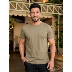 Camiseta TH Caqui - C-8416 - VITRINE SHOPS