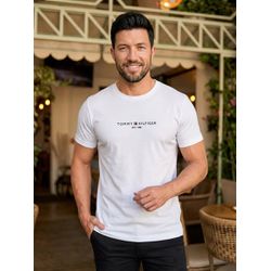 Camiseta TH Off White - C-8419 - VITRINE SHOPS