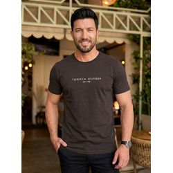 Camiseta TH Marrom - C-8422 - VITRINE SHOPS