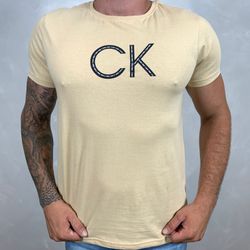 Camiseta CK Caqui⭐ - 2969 - DROPA AQUI