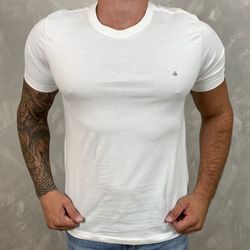 Camiseta CK Branco DFC⭐ - 3820 - DROPA AQUI