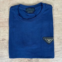 Camiseta Prada Azul⭐ - 3893 - DROPA AQUI