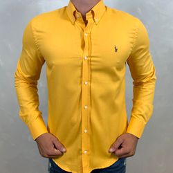 Camisa Manga Longa PRL Laranja - 40375 - VITRINE SHOPS