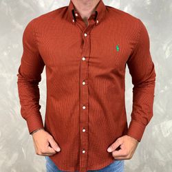 Camisa Manga Longa PRL Xadrez - 40543 - BARAOMULTIMARCAS