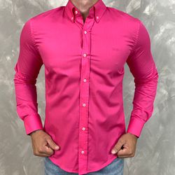 Camisa Manga Longa HB Pink - 40568 - DROPA AQUI