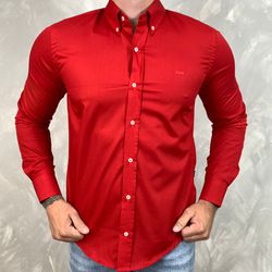 Camisa Manga Longa HB Vermelho - 40570 - DROPA AQUI