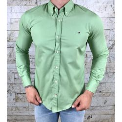 Camisa manga longa TH - Verde Claro⭐ - 40239 - VITRINE SHOPS