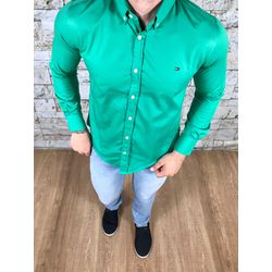 Camisa manga longa TH - Verde Cana - 678 - VITRINE SHOPS