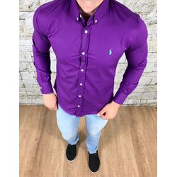 Camisa manga Longa PRL Roxo - 695 - VITRINE SHOPS