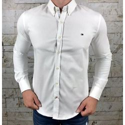 Camisa manga Longa TH Branca - 40347 - VITRINE SHOPS