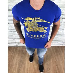Camiseta Burberry Azul Bic⭐ - BBR57 - VITRINE SHOPS