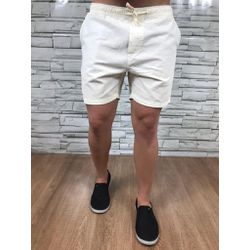 Bermuda Short Sarja LCT Creme - BSLCT24 - VITRINE SHOPS