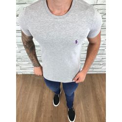 Camiseta RL Cinza Claro⭐ - CRL53 - VITRINE SHOPS