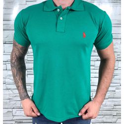 Polo PRL Verde - prl077c - BARAOMULTIMARCAS