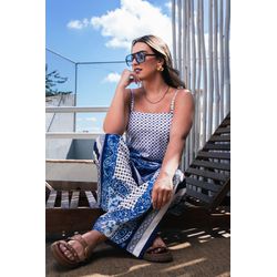 Conjunto Brenda Estampa Lenço - Cajuá Franca
