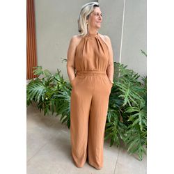 Macacão Serena Caramelo - Cajuá Franca