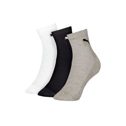 Meia Puma Cano Médio Masculina - 3 Pares Tamanho 3... - Calçado&Cia
