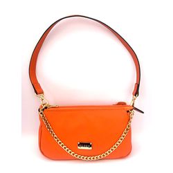 Bolsa Gloss Papaya Alça Correntes - GL3186 - Calçado&Cia