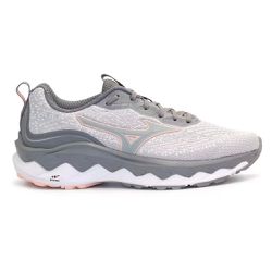 Tênis Mizuno Wave Way 3 - Cinza Rosa - Feminino - ... - Calçado&Cia