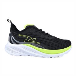 Tênis Adrun Masculino Speed Flex Preto-Limão - 107... - Calçado&Cia