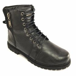 Bota Acostamento Masculina Preta - 11535099 - Calçado&Cia