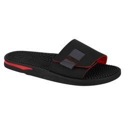 Chinelo Brsport Slide Conforto Masculino Velcro Bo... - Calçado&Cia