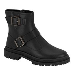 Bota Moleca Tratorada Com Fivelas - 5344.106.2358... - Calçado&Cia
