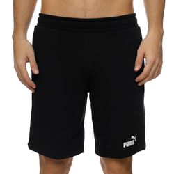 Shorts Puma Essentials Masculino Preto/Branco - 58... - Calçado&Cia