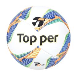 Bola Topper Futebol Campo Samba Pro - Branco/Azul ... - Calçado&Cia