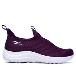 Tênis Adrun Calce Fácil Fit Garnet - 8423F - Calçado&Cia