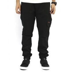 Calça Your Face Jogger Cargo Sarja Preto - YFCA200... - Calçado&Cia