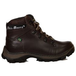 Bota Bell Boots Couro 650 - Café - calcadolivre.com.br