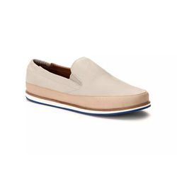 Slip On Super Leve Couro Floater Gelo - CALÇADOS MAFISA