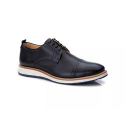 Sapato Derby Casual Preto 905 - CALÇADOS MAFISA