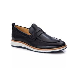 Sapato Loafer Casual Couro Preto - CALÇADOS MAFISA