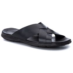 CHINELO COURO PRETO M008 - CALÇADOS MAFISA