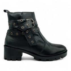 Bota Steel Rock - BLKR-FEM-PT-ILS-38 - Calçados Em Casa