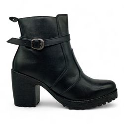 Bota Feminina Black Stella - BTF-SLT-FVL-PRT - Calçados Em Casa