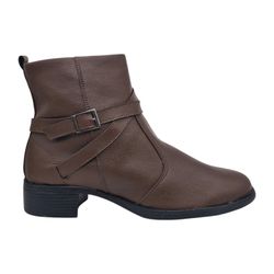 Bota Fivela Café - CAE-BFC-001 - Calçados Em Casa